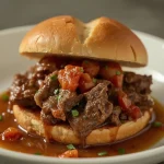 Pioneer Woman Italian Drip Beef - recipe card