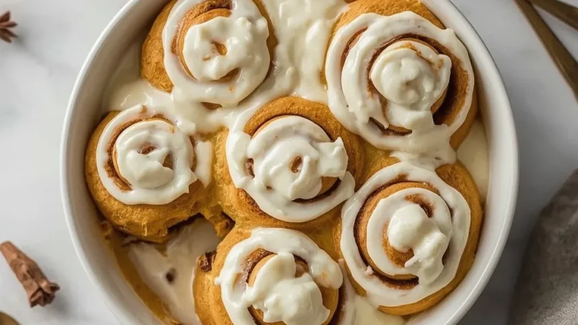 Pioneer Woman Pumpkin Cinnamon Rolls