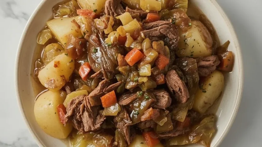 Pioneer Woman Slow Cooker Corned Beef and Cabbage
