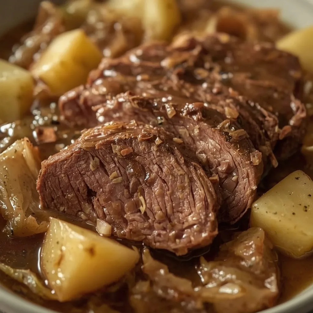Pioneer Woman Slow Cooker Corned Beef and Cabbage